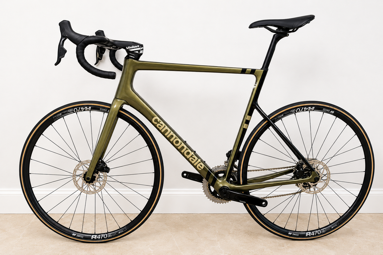 Used Cannondale SuperSix EVO Carbon Disc Rival AXS 2023 2023 Road & Gravel, Green — image 3 of 25