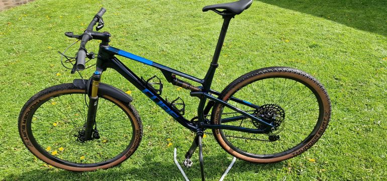 Used CUBE Ams SRAM XX1 Eagle AXS 2025 Mountainbike, Blue, 29 — image 4 of 9