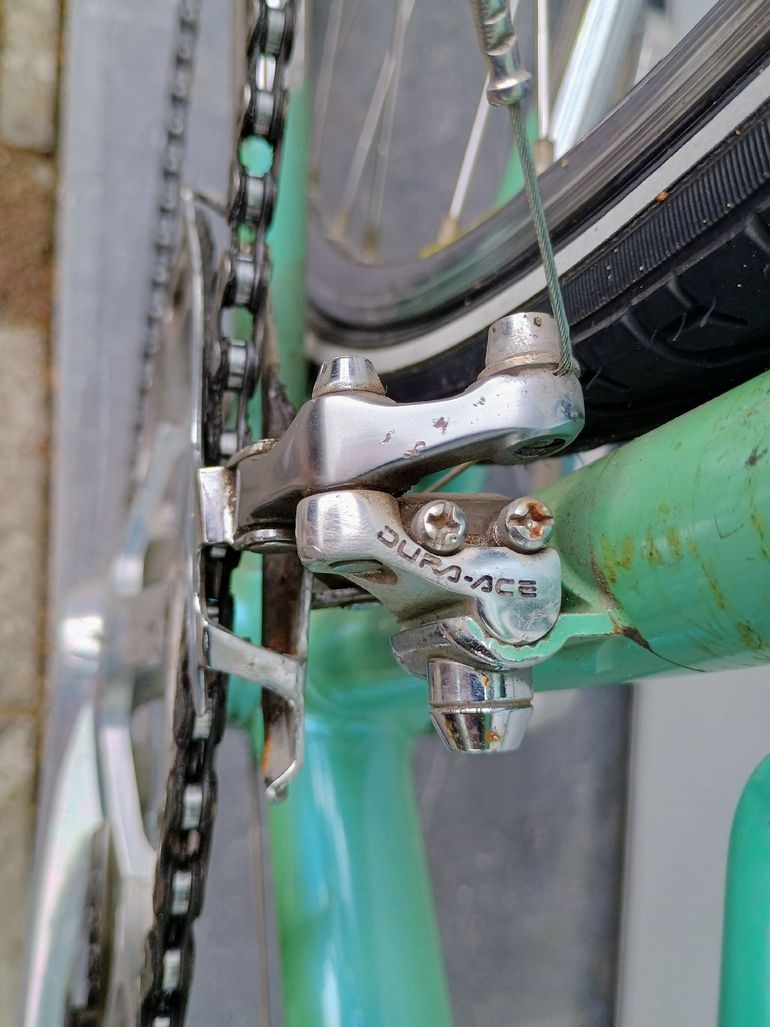 Used Bianchi Bianchi Custom Shimano Dura Ace 1995 Road & Gravel, Green — image 8 of 18
