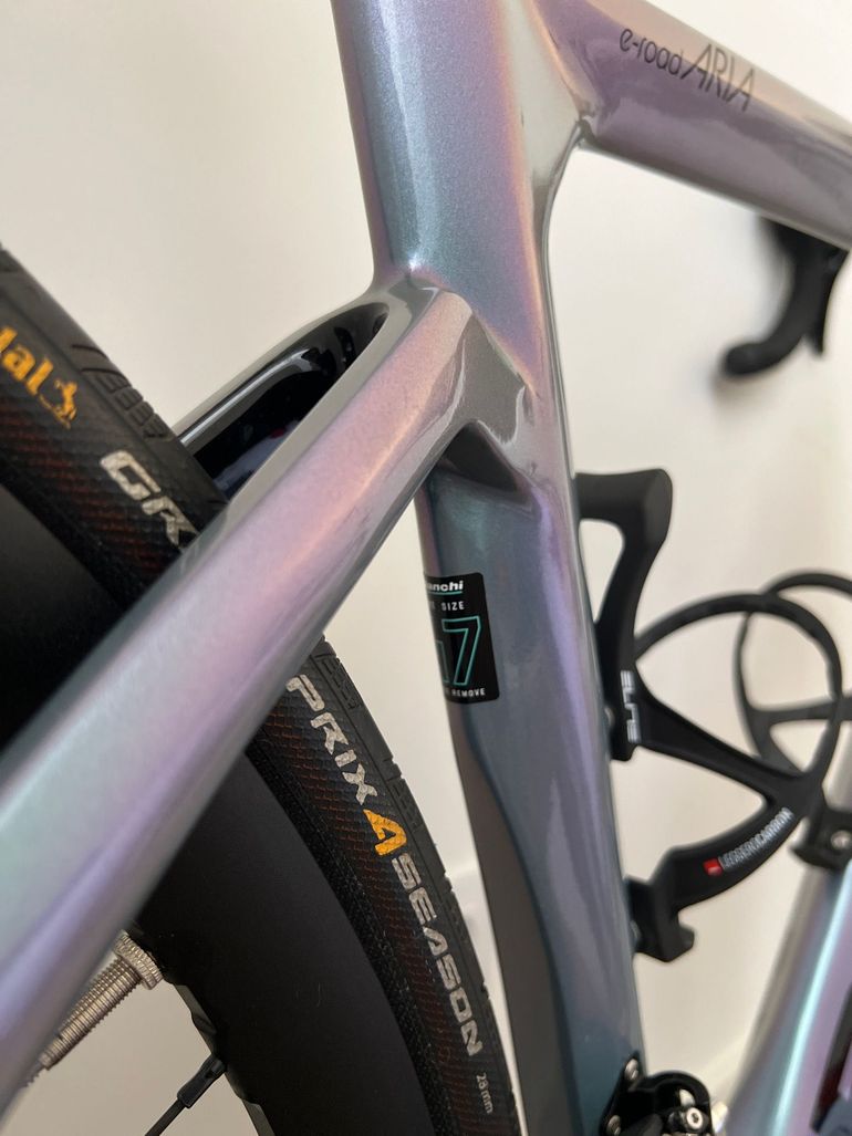 Used Bianchi Aria e-Road 105 2023 2023 Road & Gravel, Blue — image 8 of 12