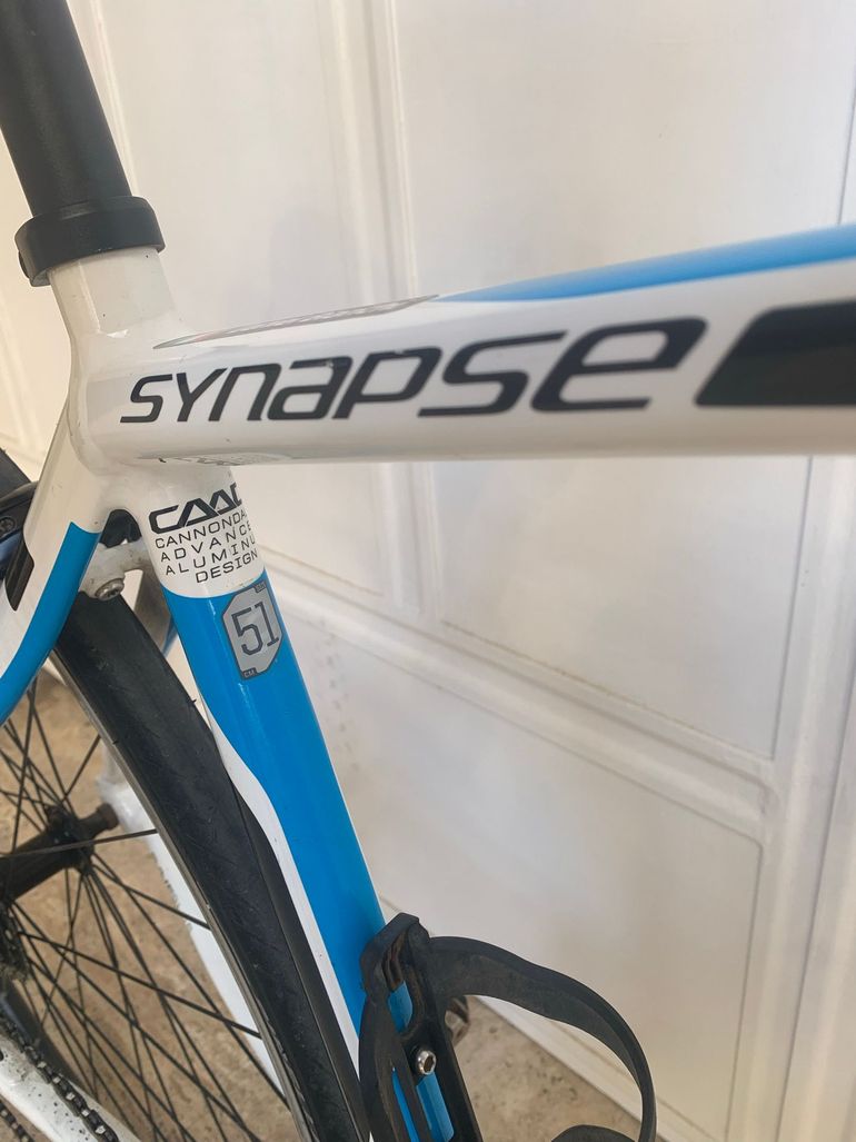 Used Cannondale Synapse Sora 2017 2017 Road & Gravel, White — image 3 of 3