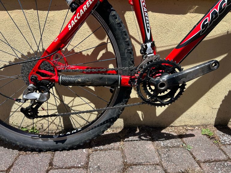 Used saccarelli Saccarelli Custom Shimano Deore XT 2003 Mountainbike, Red, 26 — image 2 of 11