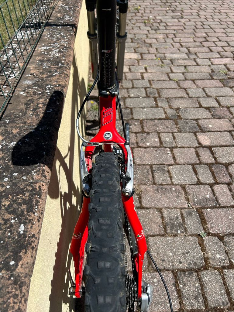 Used saccarelli Saccarelli Custom Shimano Deore XT 2003 Mountainbike, Red, 26 — image 3 of 11