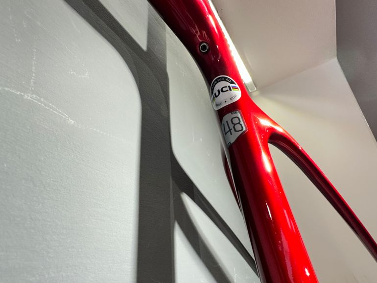 Used Cannondale Super Six Evo HM Frameset 2023 Road & Gravel, Red — image 6 of 9