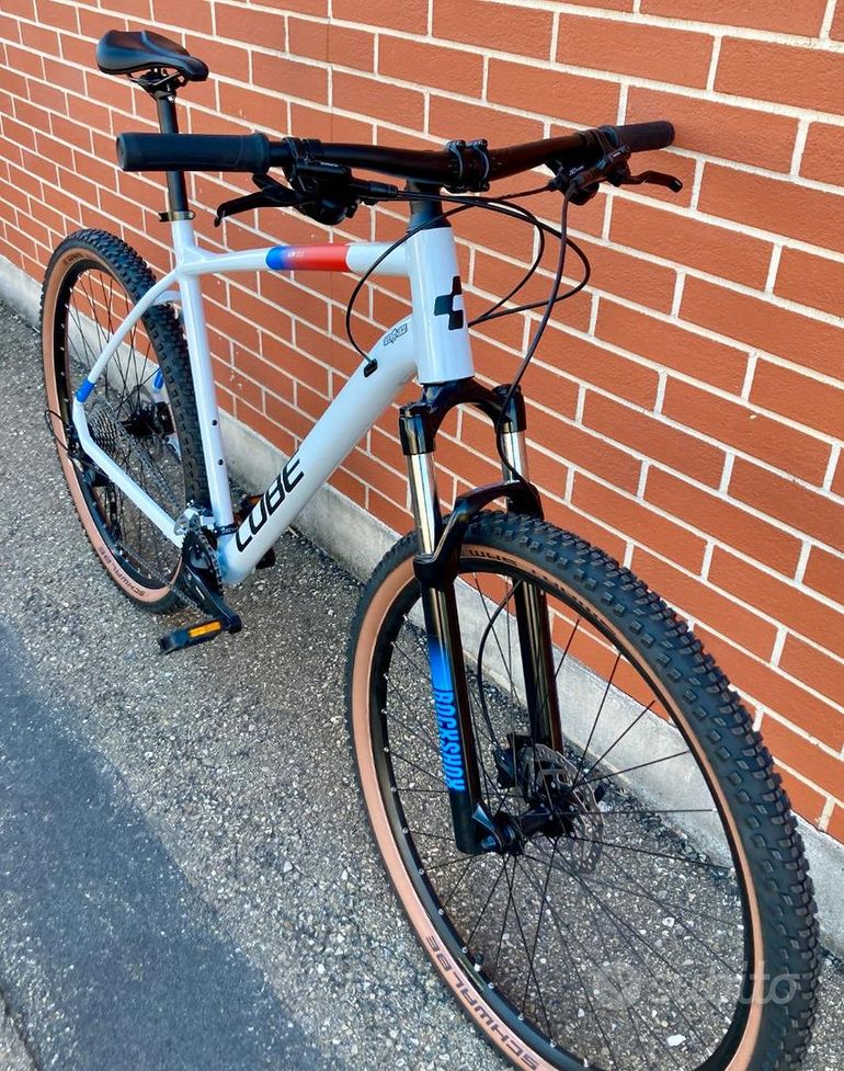 Used CUBE Aim SLX Tg XXL New 2023 Mountainbike, White — image 4 of 10