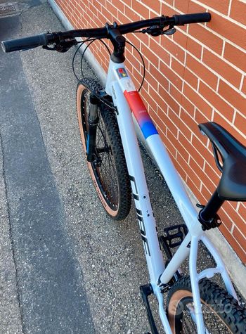 Used CUBE Aim SLX Tg XXL New 2023 Mountainbike, White — image 8 of 10
