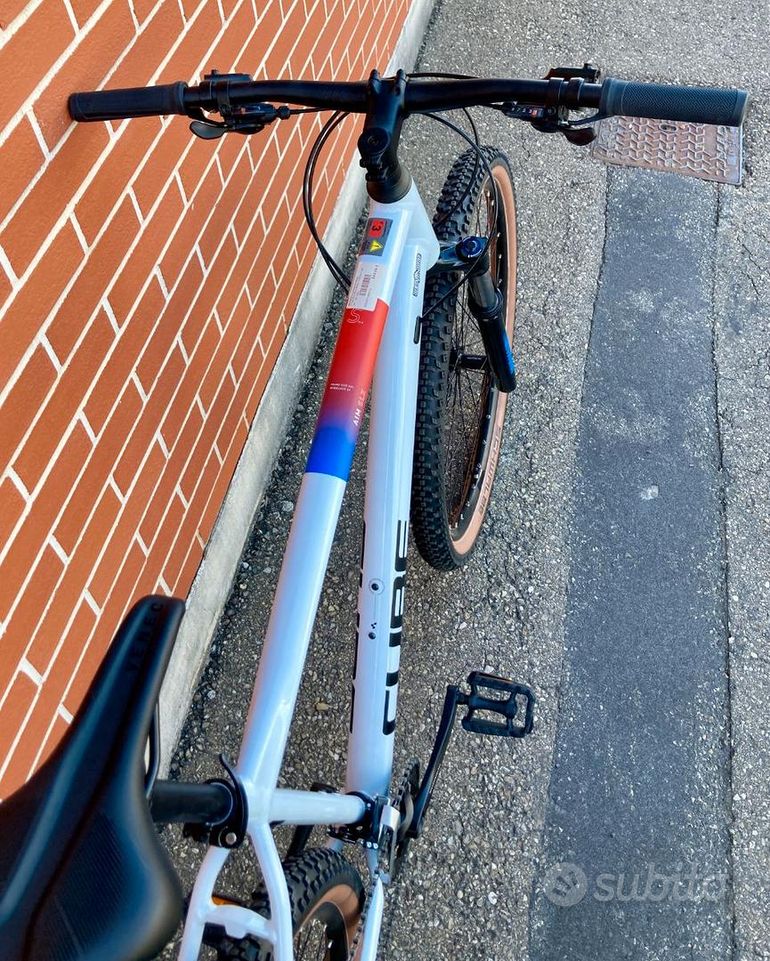 Used CUBE Aim SLX Tg XXL New 2023 Mountainbike, White — image 6 of 10