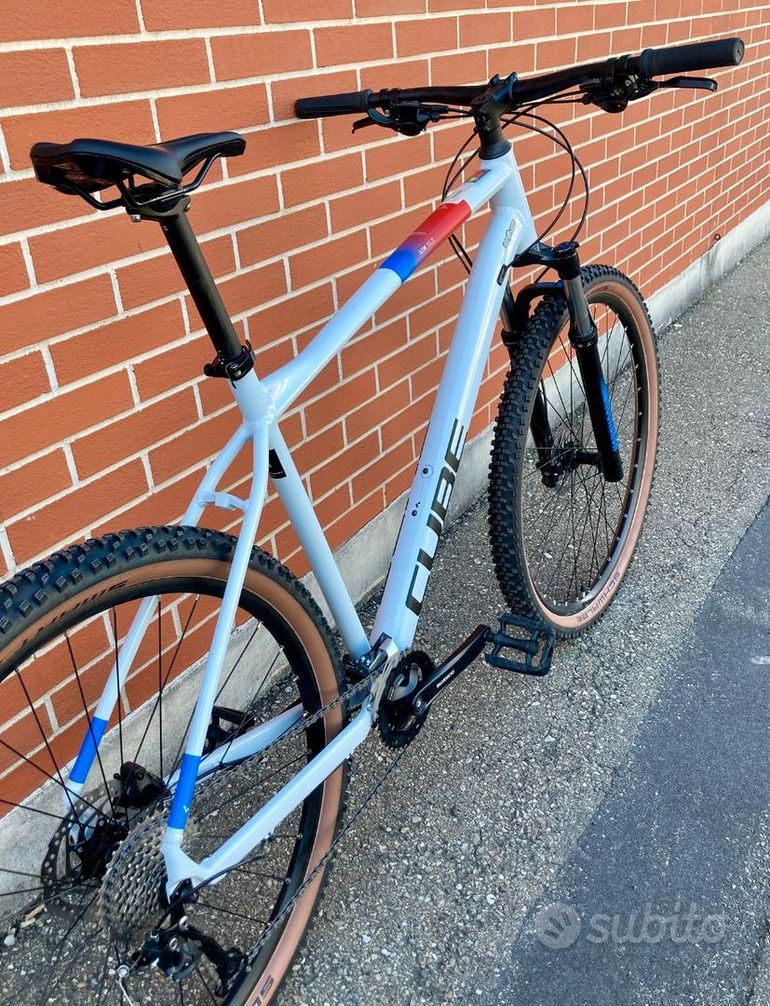 Used CUBE Aim SLX Tg XXL New 2023 Mountainbike, White — image 5 of 10