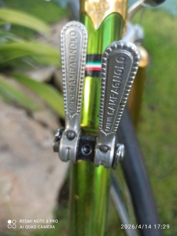 Used SCAPIN Custom Campagnolo Record 1990 Road & Gravel, Green — image 6 of 8