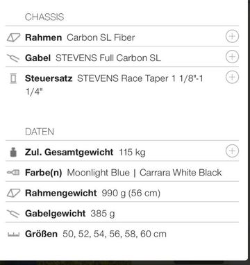 Gebrauchtes Stevens Xenon Disc 2021 Road & Gravel, Blau — Bild 14 von 15