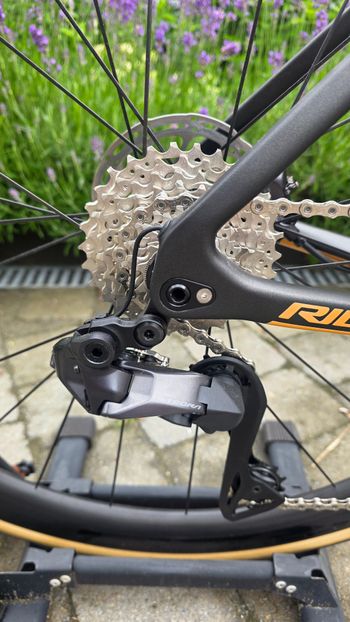 Used Ridley Noah Fast Disc - Shimano Ultegra DI2 2x12sp 2023 2023 Road & Gravel, Orange — image 8 of 17