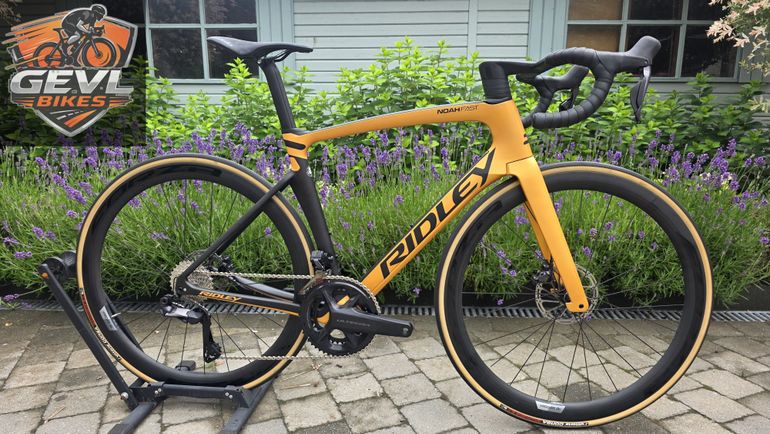 Used Ridley Noah Fast Disc - Shimano Ultegra DI2 2x12sp 2023 2023 Road & Gravel, Orange — image 1 of 17
