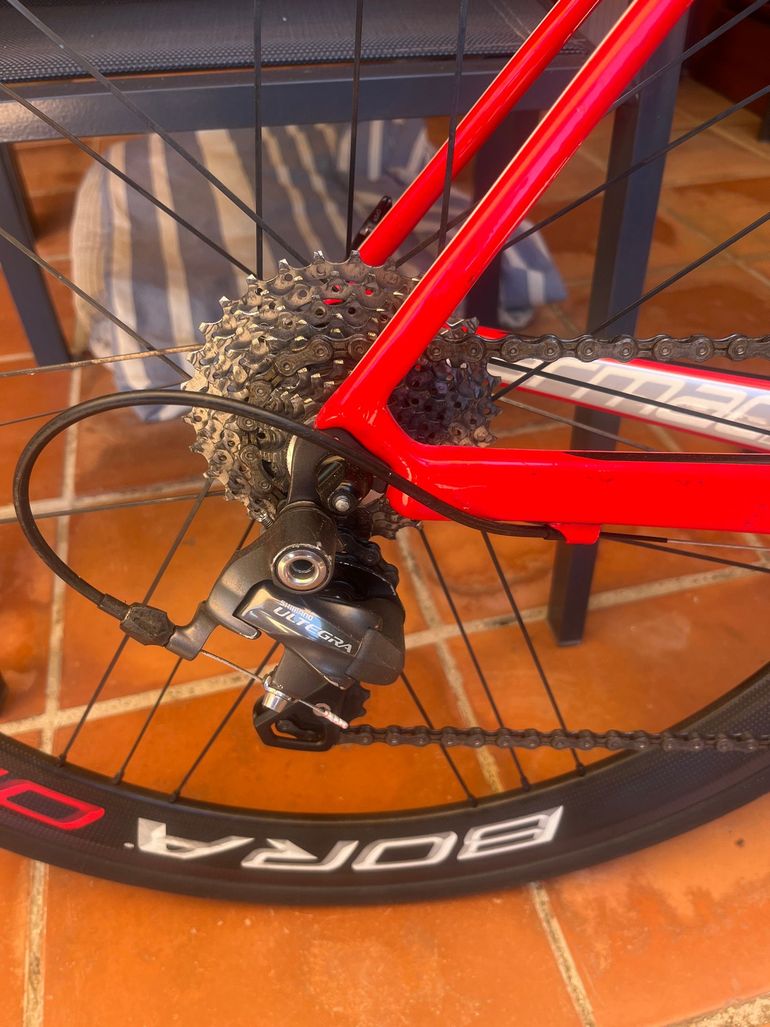Used Specialized Tarmac SL3 Expert Double 2011 2011 Road & Gravel, Rojo — image 3 of 4