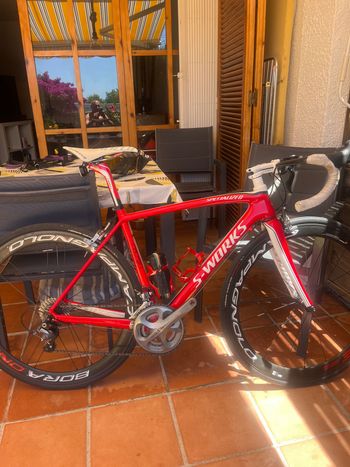 Used Specialized Tarmac SL3 Expert Double 2011 2011 Road & Gravel, Rojo — image 2 of 4