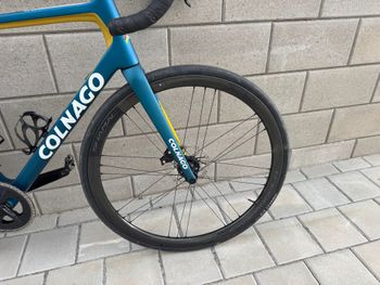 Used Colnago V3 Disc Rival AXS Bike 2024 2024 Road & Gravel, Green — image 3 of 10