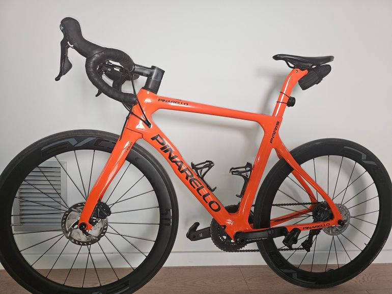 Used Pinarello PARIS ULTEGRA 11S DISK 2021 2021 Road & Gravel, Orange — image 1 of 5