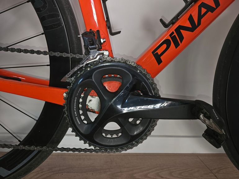 Used Pinarello PARIS ULTEGRA 11S DISK 2021 2021 Road & Gravel, Orange — image 3 of 5