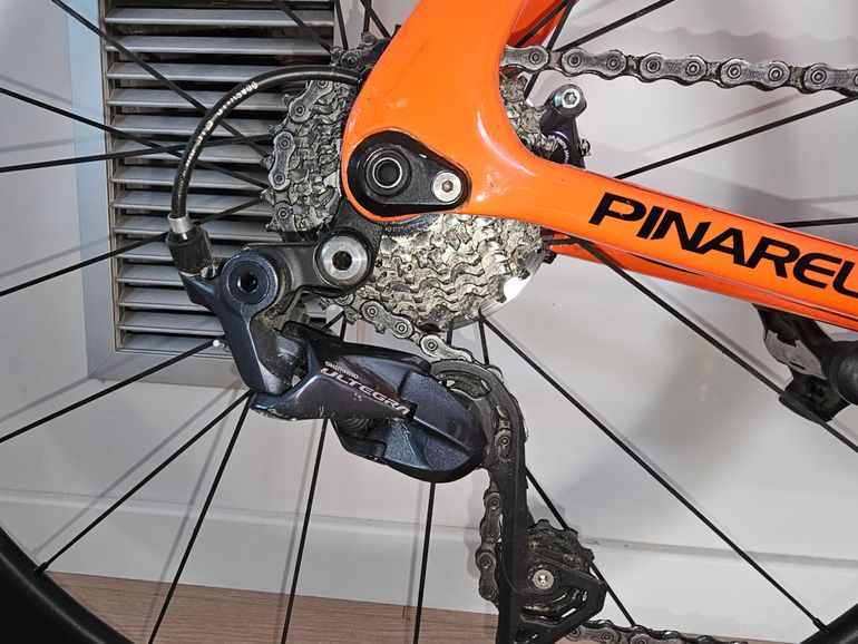 Used Pinarello PARIS ULTEGRA 11S DISK 2021 2021 Road & Gravel, Orange — image 4 of 5