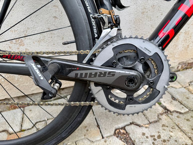 Used Specialized Specialized S-Works Tarmac SL4 Aero Schwarz Rot RH 54 2012 Road & Gravel, Schwarz — image 3 of 25