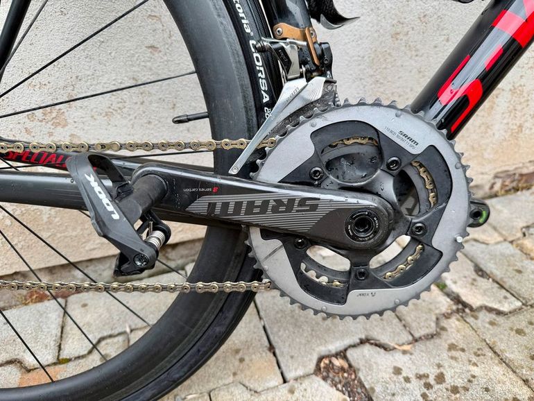 Used Specialized Specialized S-Works Tarmac SL4 Aero Schwarz Rot RH 54 2012 Road & Gravel, Schwarz — image 13 of 25