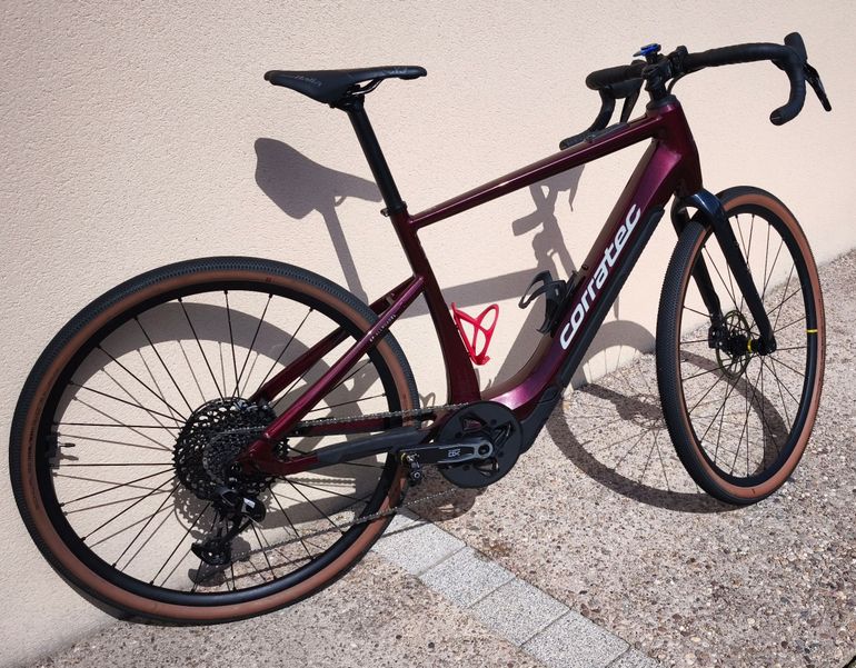 Used Corratec E-Gravel EL 2024 2024 Road & Gravel, Red — image 2 of 8