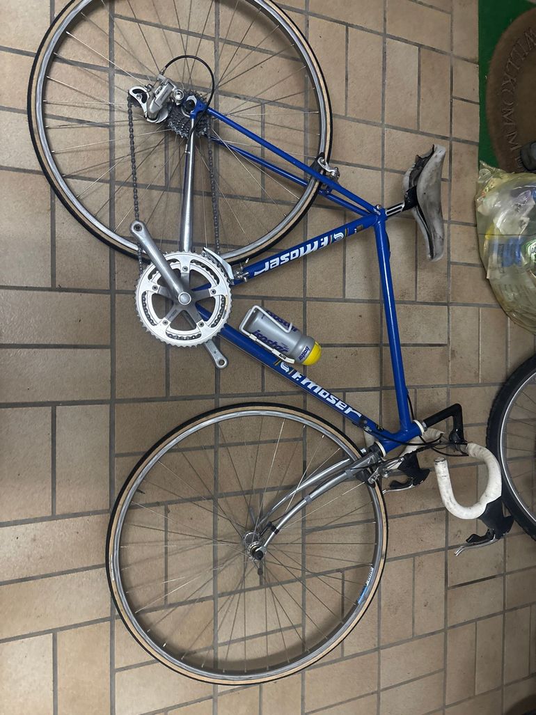 Used F Moser F Moser Custom Campagnolo Athena 1990 Road & Gravel, Blau — image 2 of 4