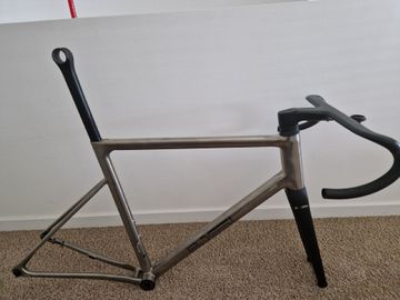 Used Bossi Bicycles Custom Frameset 2026 Road & Gravel, Light Gray — image 1 of 5