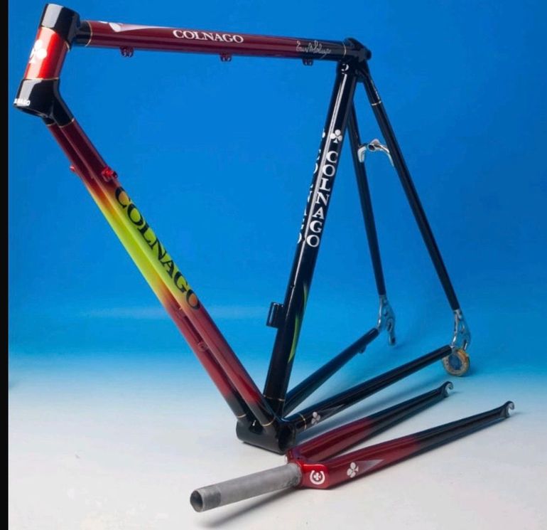 Used Colnago CARBiTUBO Frameset 1992 Road & Gravel, Rot — image 2 of 17