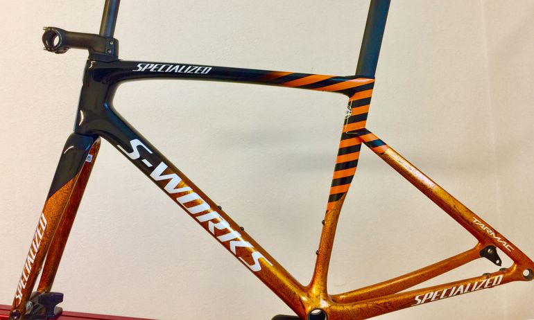 Used Specialized S-Works Tarmac SL7 Frameset 2023 Frameset 2023 Road & Gravel, Orange — image 1 of 3