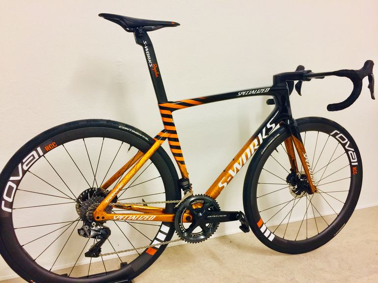 Used Specialized S-Works Tarmac SL7 Frameset 2023 Frameset 2023 Road & Gravel, Orange — image 3 of 3