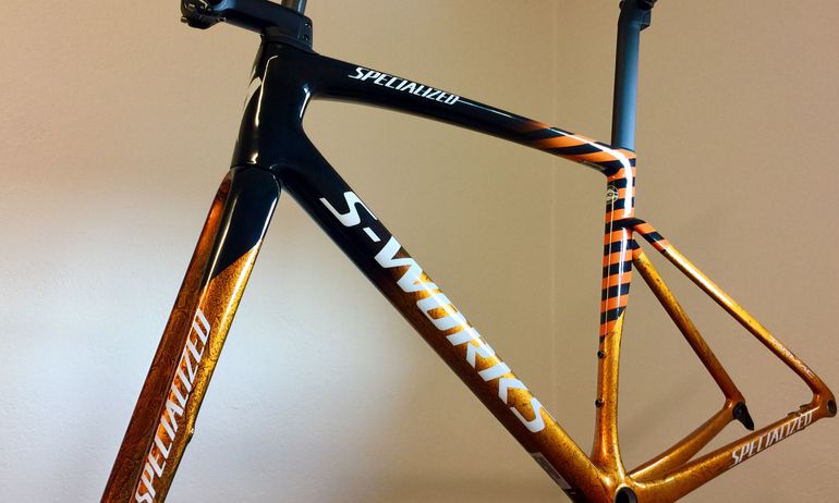 Used Specialized S-Works Tarmac SL7 Frameset 2023 Frameset 2023 Road & Gravel, Orange — image 2 of 3