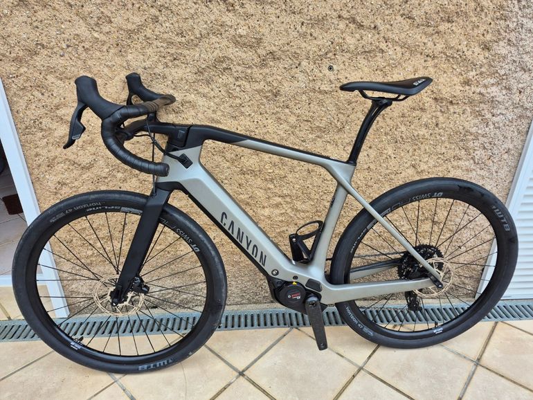 Used Canyon Grail:ON CF 7 2023 2023 Road & Gravel, Light Gray — image 1 of 11