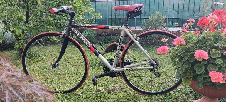 Used Olmo Olmo Custom Shimano 105 2000 Road & Gravel, Hellgrau — image 2 of 8