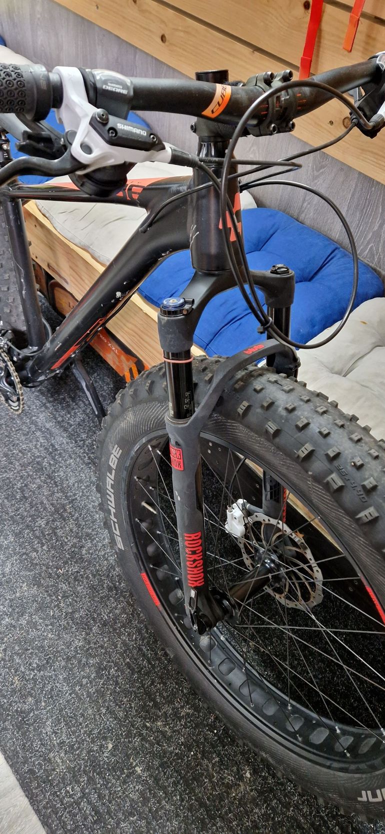 Used CUBE Nutrail 2016 2016 Mountainbike, Schwarz, 26 — image 2 of 3