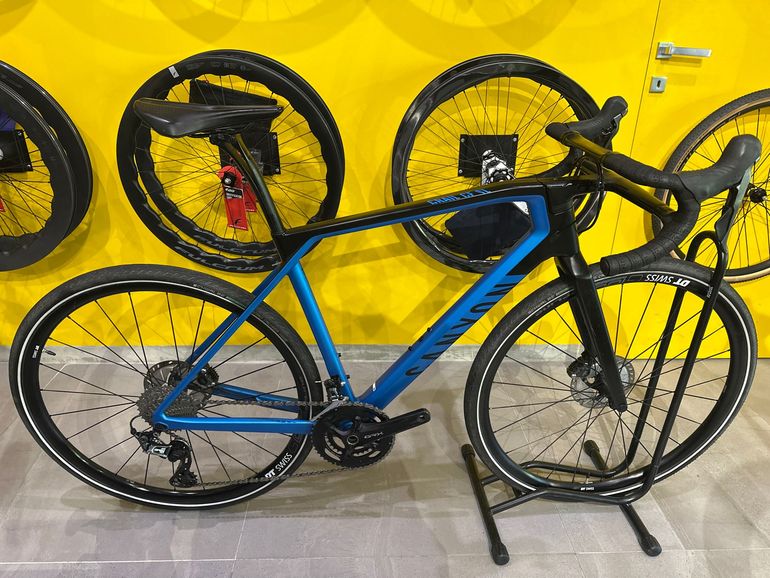 Used Canyon Grail CF SL 8 2021 2021 Road & Gravel, Blau — image 2 of 6