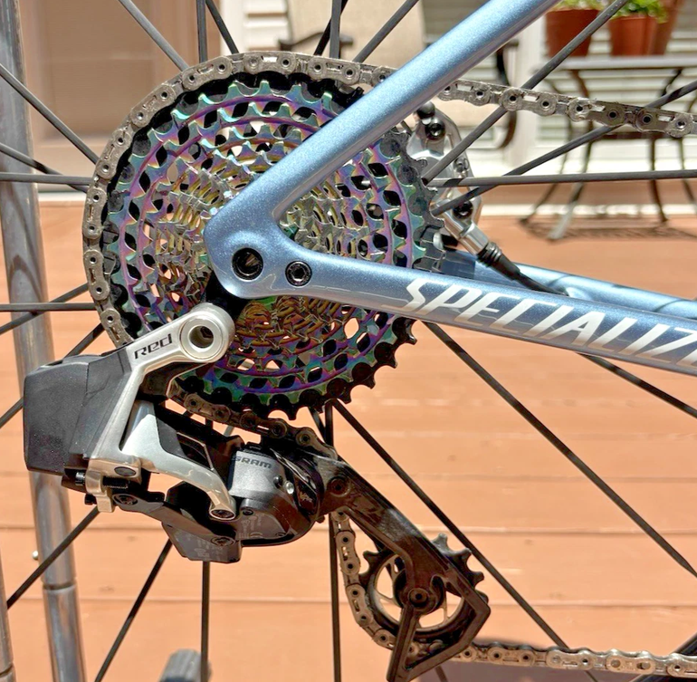 Used Specialized S-Works Tarmac SL8 Size: 52cm Custom Build, Rapide CLX 3 Gloss 2025 Road & Gravel, Blau — image 6 of 6