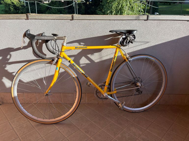 Used Bianchi Campione Campagnolo Veloce 1995 Road & Gravel, Orange — image 2 of 21