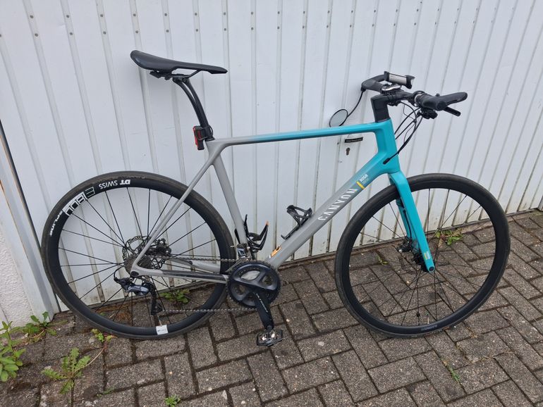 Used Canyon Roadlite CF 8 2021 2021 Urban, Light Gray — image 2 of 4