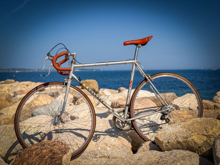 Used Peugeot Peugeot Custom Simplex Vintage 1980 Road & Gravel, Light Gray — image 5 of 6