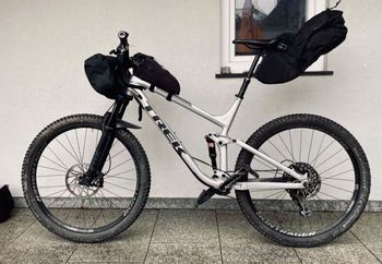 Used Trek Fuel ex SRAM X01 Eagle AXS 2018 Mountainbike, Light Gray — image 3 of 5