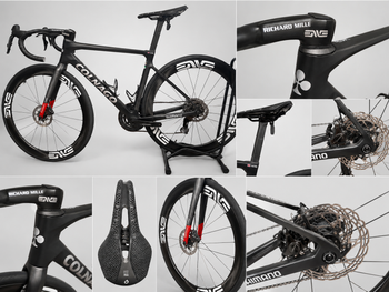 Used Colnago V4Rs Disc Dura-Ace Di2 9200 w/ENVE SES 3.4 Wheels 2024 2024 Road & Gravel, Black — image 8 of 11