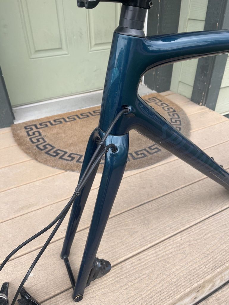 Used Specialized Crux Pro 2023 Frameset 2023 Road & Gravel, Blue — image 2 of 13