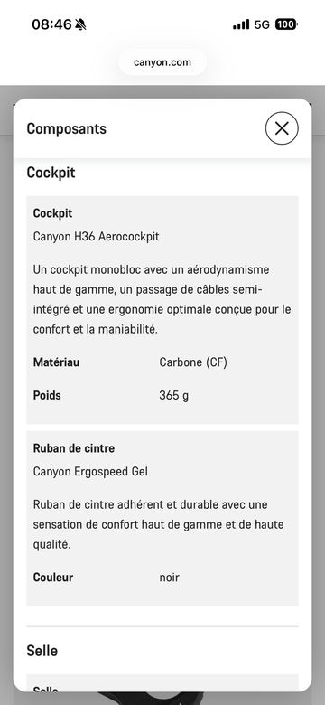 Canyon Aeroad Shimano Ultegra 2022 Road & Gravel usato, Blu — immagine 4 di 8