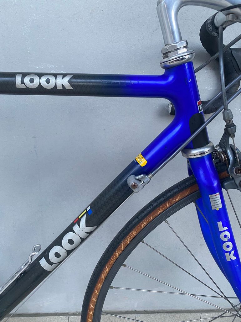 Used Look Look Custom Shimano 600 1998 Road & Gravel, Blau — image 3 of 12