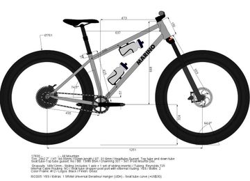 Used Marino Custom Shimano Deore XT 2024 Mountainbike, Light Gray — image 9 of 9