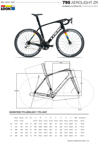 Used Look 795 Aerolight ZR 2018 Road & Gravel, Black — image 7 of 7