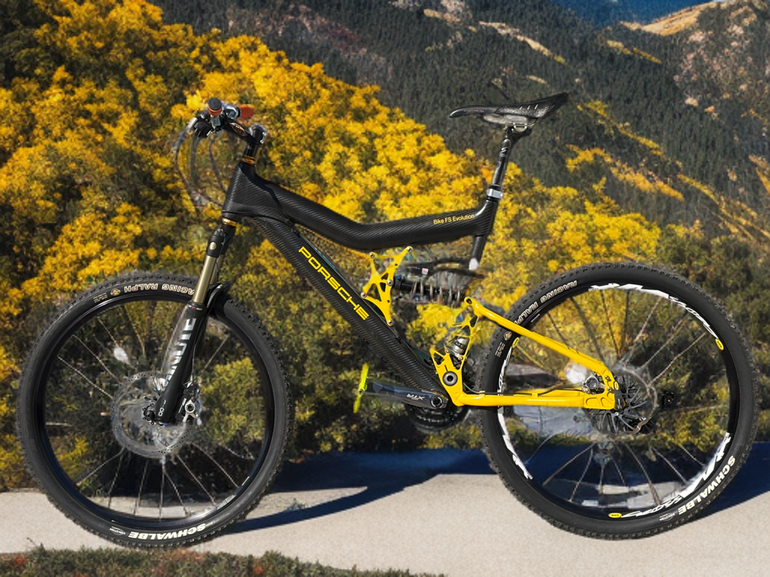 Used Porsche FS Evolution Carbon 1998 Mountainbike, Schwarz — image 3 of 5