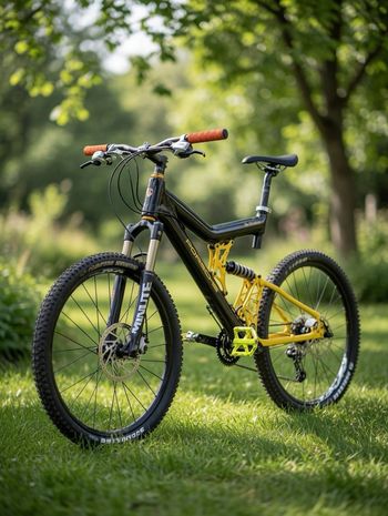 Used Porsche FS Evolution Carbon 1998 Mountainbike, Schwarz — image 2 of 5