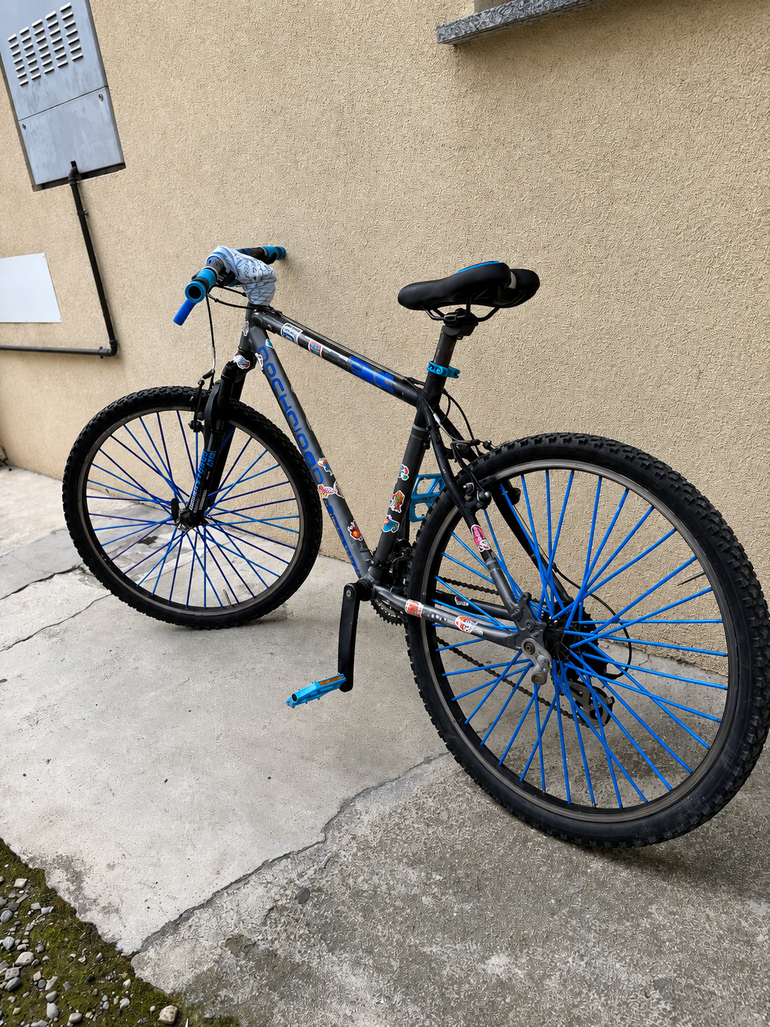 Used ROCKRIDER Mountain Bike Shimano Tourney 2015 Mountainbike, Blue — image 2 of 3