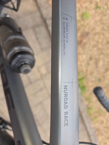 Used CUBE NUROAD RACE 2022 2022 Road & Gravel, Light Gray — image 9 of 14